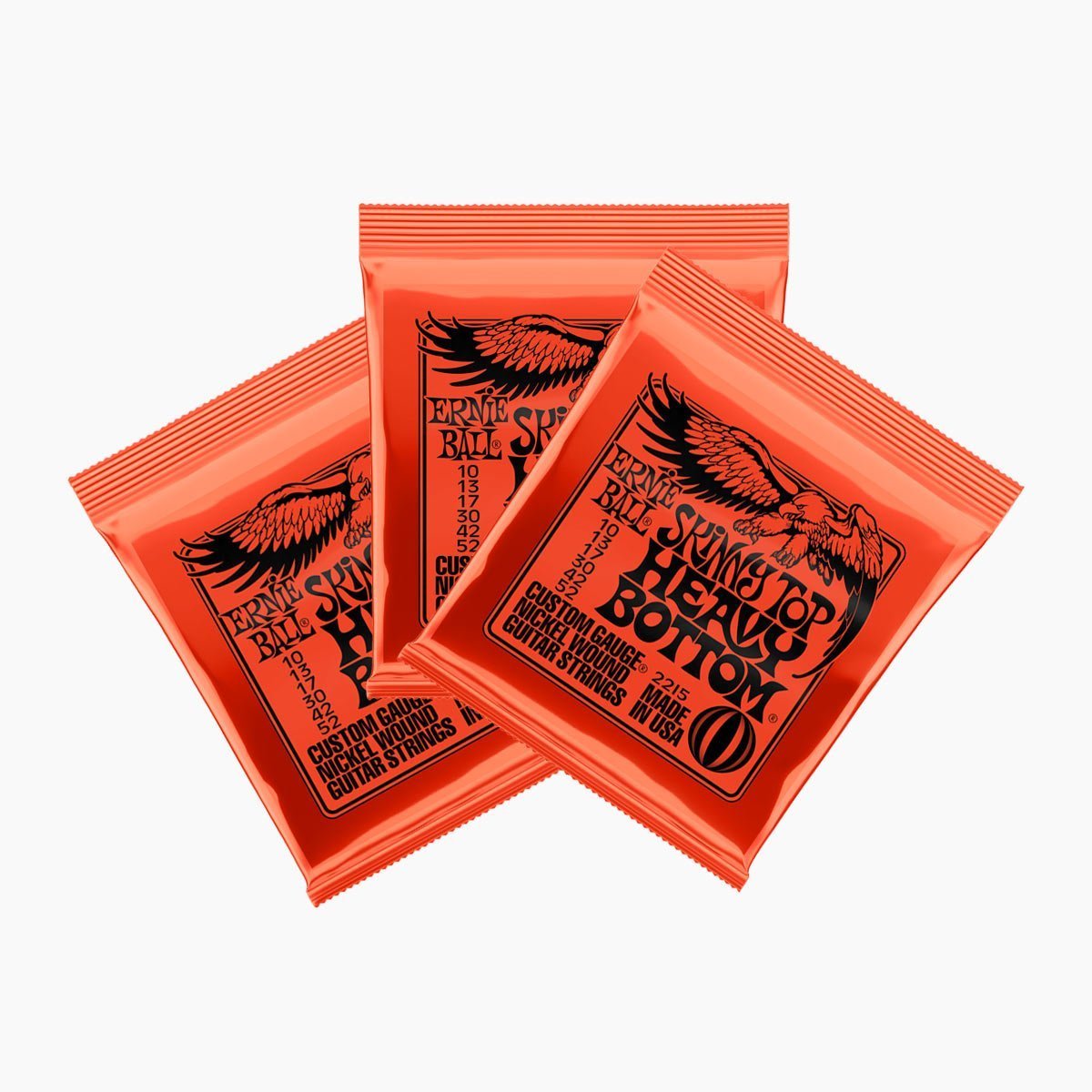 Ernie Ball Skinny Top Heavy Bottom Pack x3 10-52 image 0