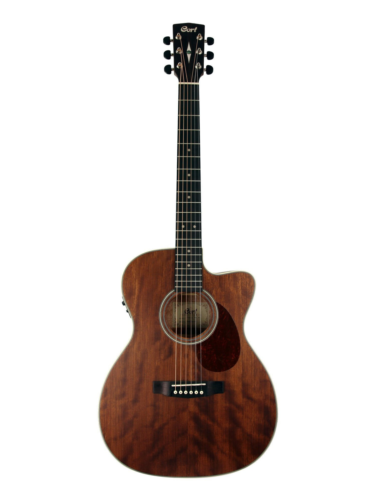 Cort L100 Acajou Massif, Électro Pan Coupé