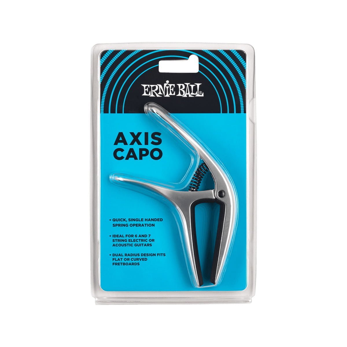 Capodastre Ernie Ball Axis Argent image 1