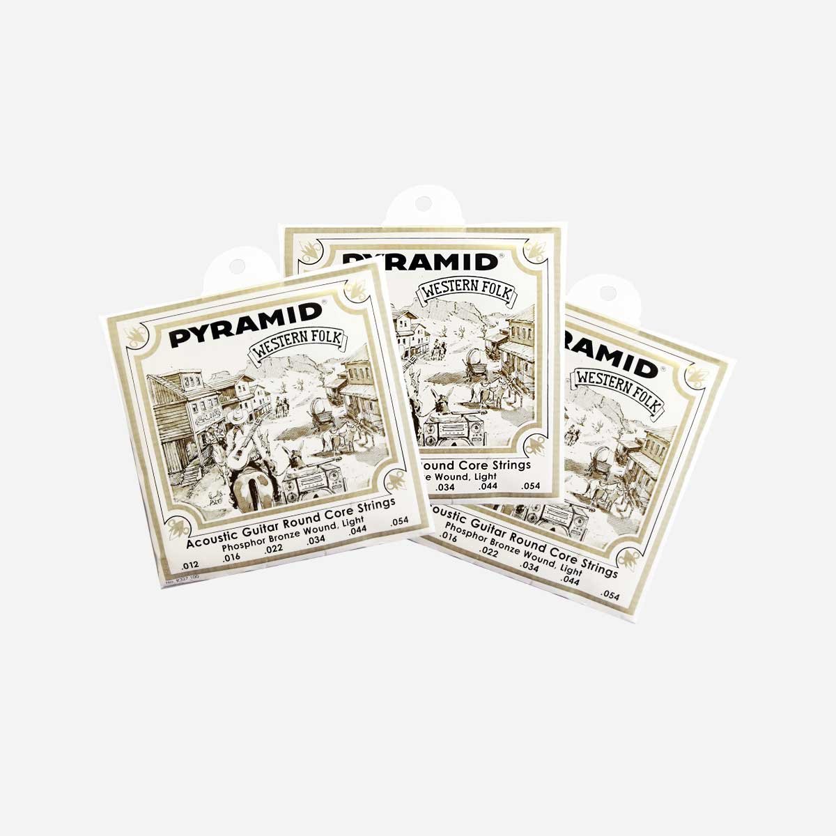 Pyramid Western Folk Round Core Light "Pack x3" image 0