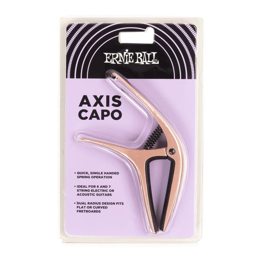 Ernie Ball Capodastre Axis Or Rose Satin image 1