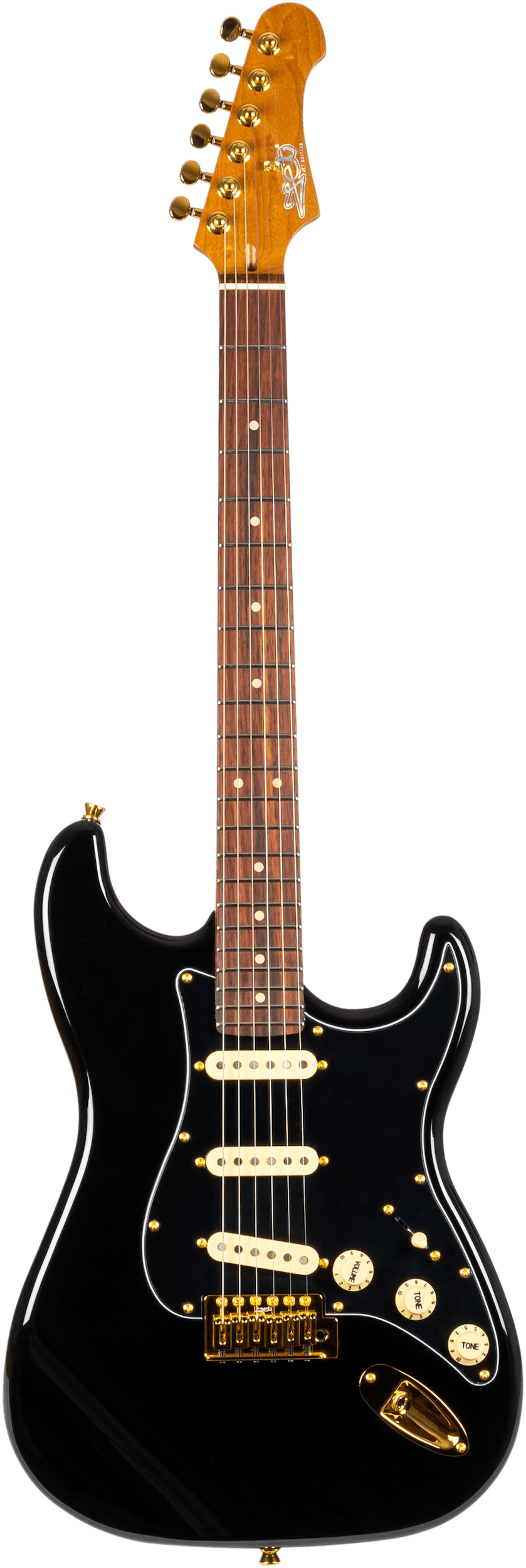 Jet Guitars Js 380 Black Gold image 0