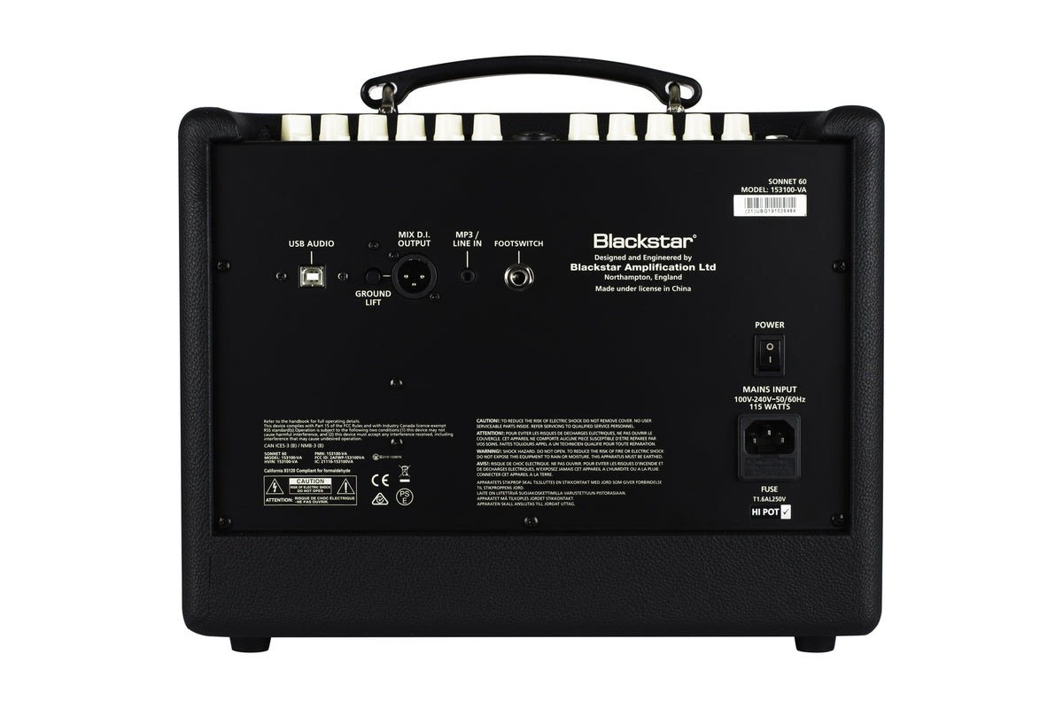 Blackstar Sonnet 60 Black 3