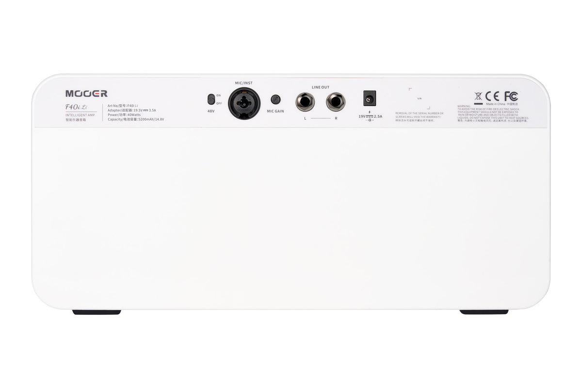 Mooer F40I Li 40W Snowfall White 10