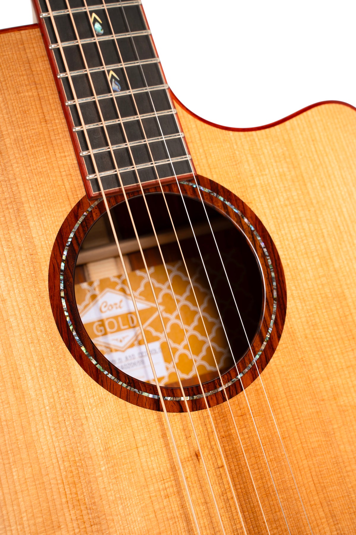 Cort Gold A10, Cocobolo Naturel Brillant 6