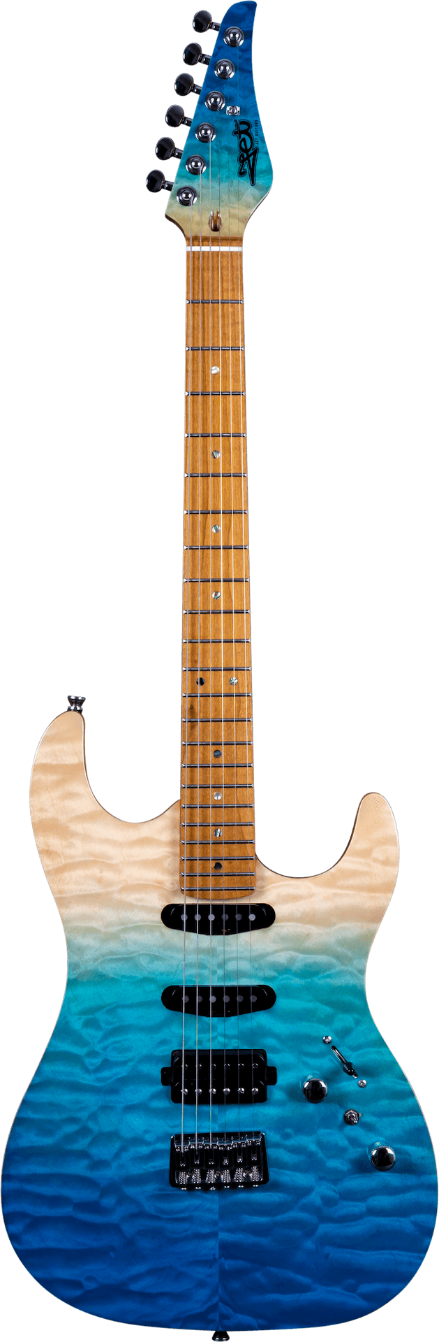 Jet Guitars Js 1000 Transparent Blue image 0