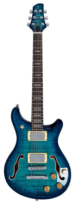 Larry Carlton Q7 Hollow Amber Burst 1
