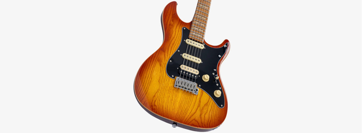 LARRY CARLTON S7 Ash Top Amber Burst 4