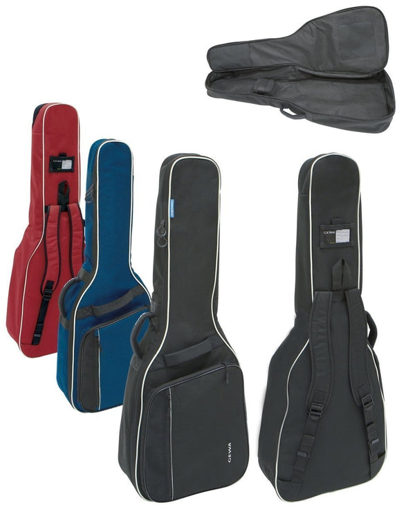 Housse Guitare Economy 12 Classique, Taille 1/4-1/8 Rouge