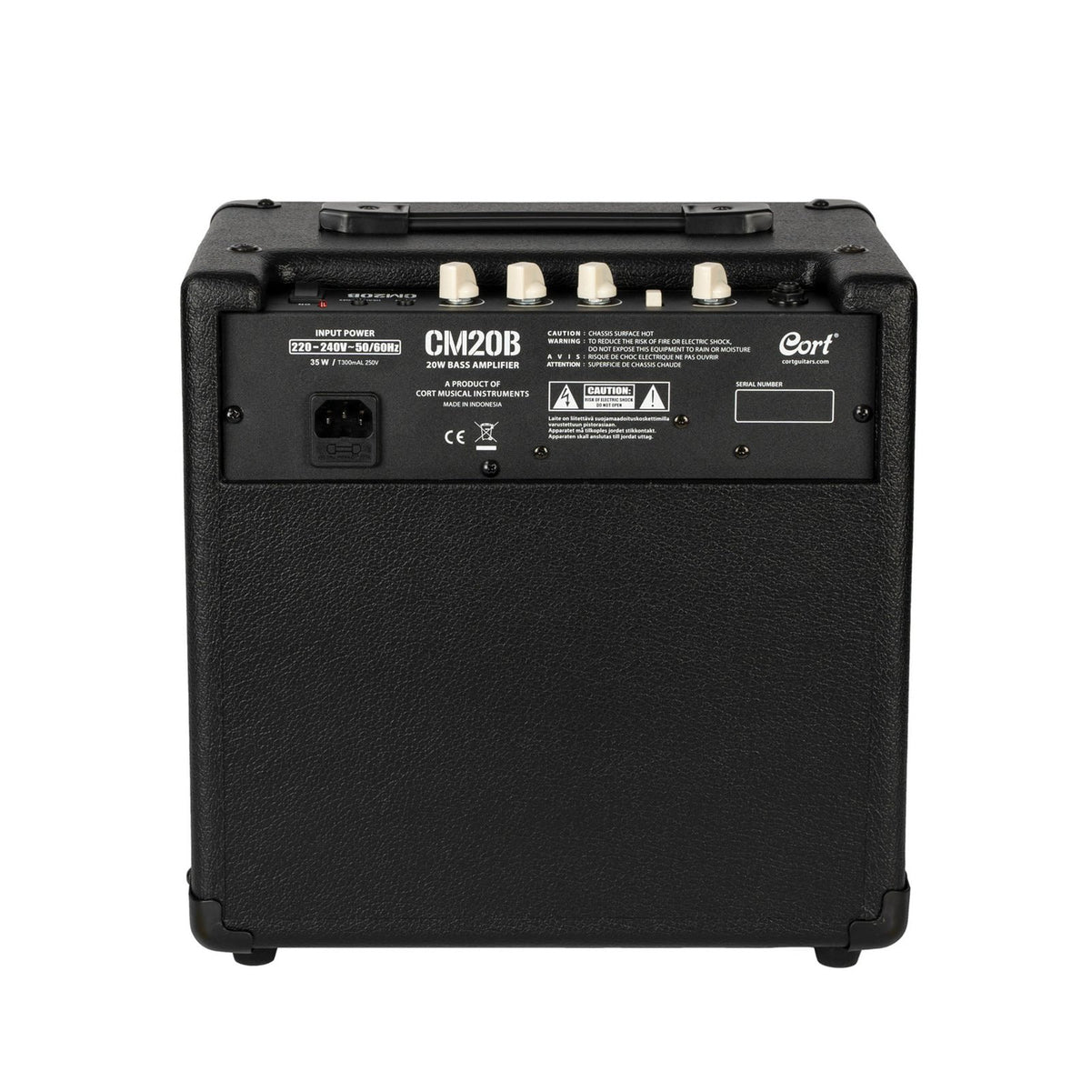 Ampli Basse Cort Cm20b 20w Hp 8" Noir