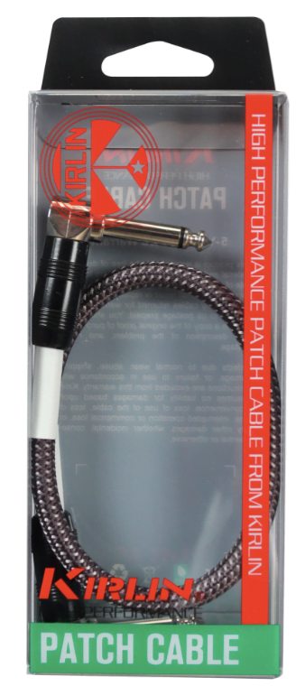 Cable Patch Kirlin 0.30m Jack-Jack Gris Iwb203b-030ca