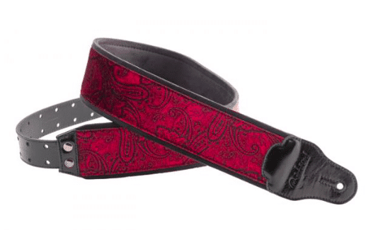Courroie Velours Righton J-Paisley Rouge J-Paisley-Rd