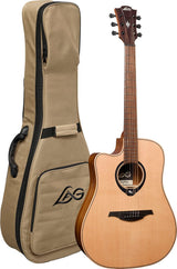 Lâg Hyvibe 10 Dreadnought Cutaway Electro Lefty