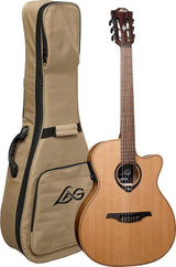 Lâg Hyvibe 10 Nylon Auditorium Cutaway Electro