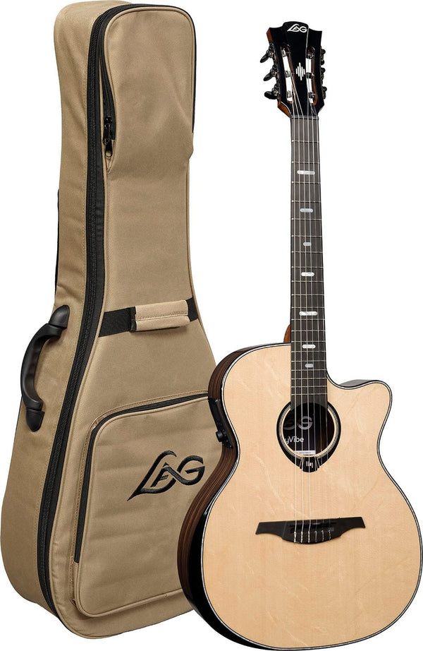 Lâg Hyvibe 50 Nylon Auditorium Cutaway Electro