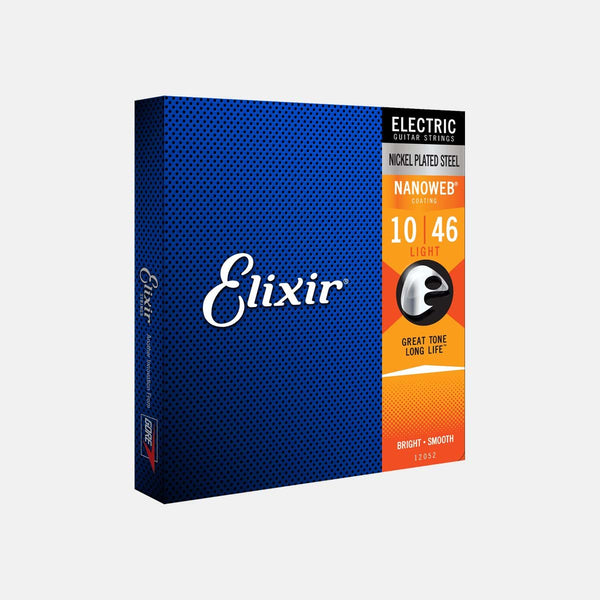 Elixir Nanoweb Nickel Plated Steel Light 10-46
