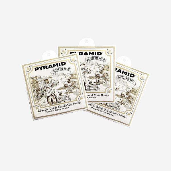 Pyramid Western Folk Round Core Semi-Light Pack x3