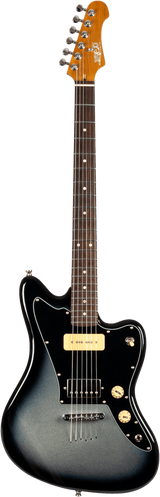 Jet Guitars Jj 350 Baritone Moonburst Silver Burst