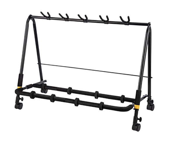 Rack Hercules 5 Guitares Avec Roulettes