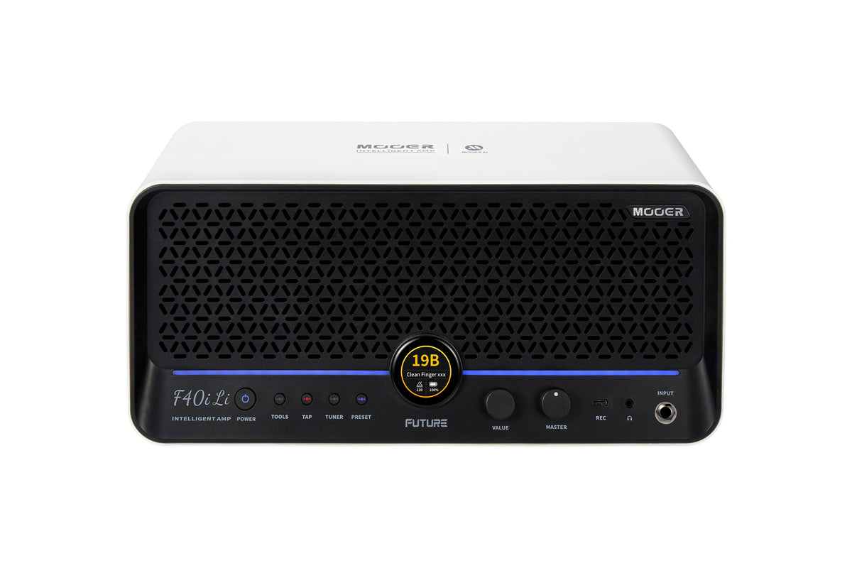 Mooer F40I Li 40W Snowfall White 3