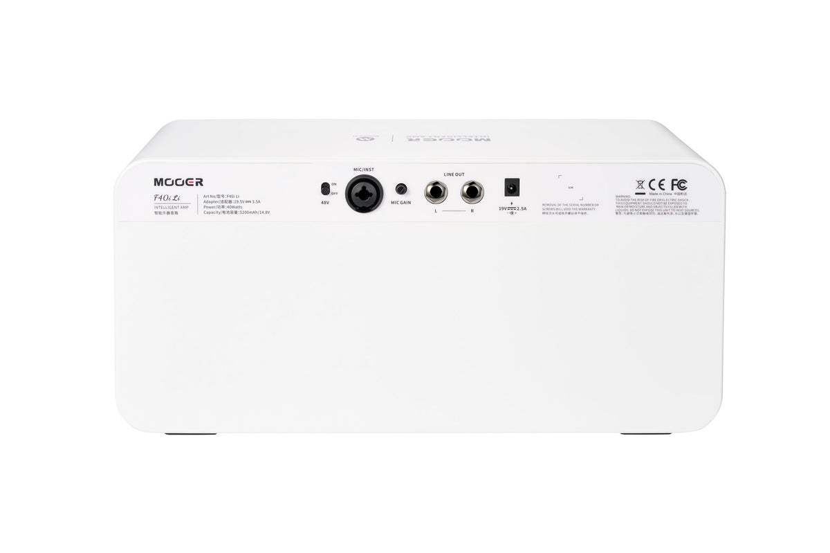 Mooer F40I Li 40W Snowfall White 9