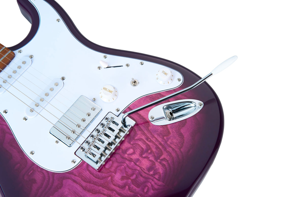 Guitare Mooer Msc20 Pro Plum Purple
