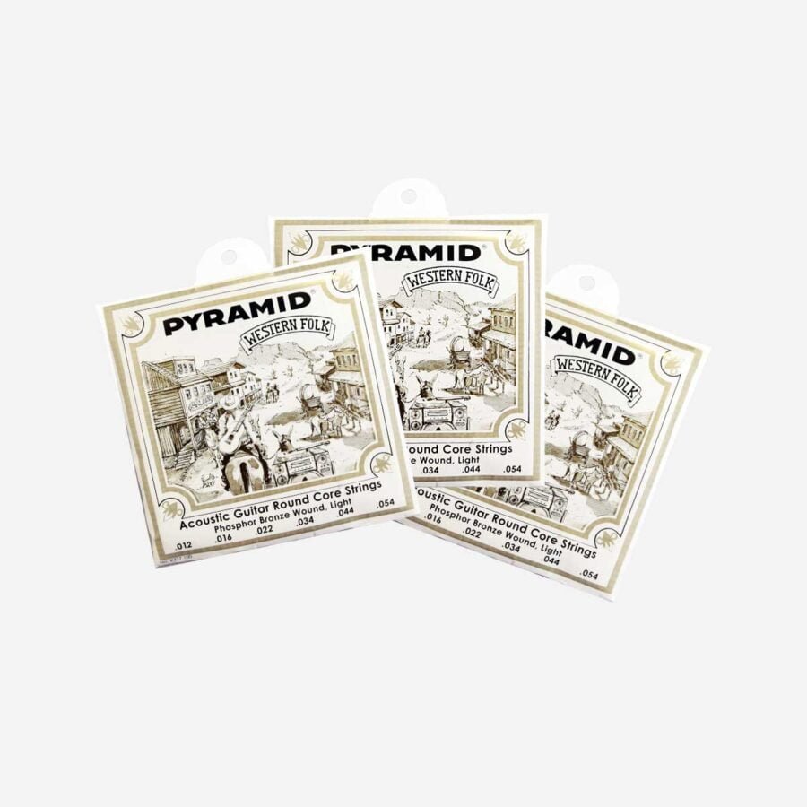 Pyramid Western Folk Round Core Light "Pack x3"