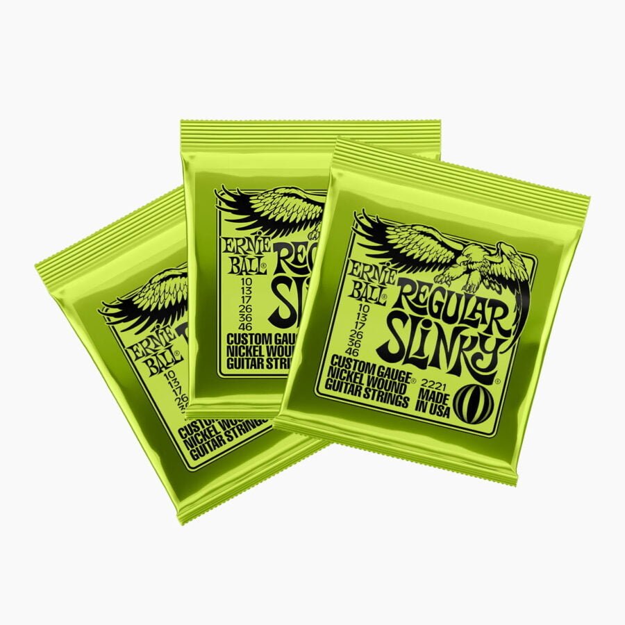Ernie Ball Regular Slinky Pack x3 10-46