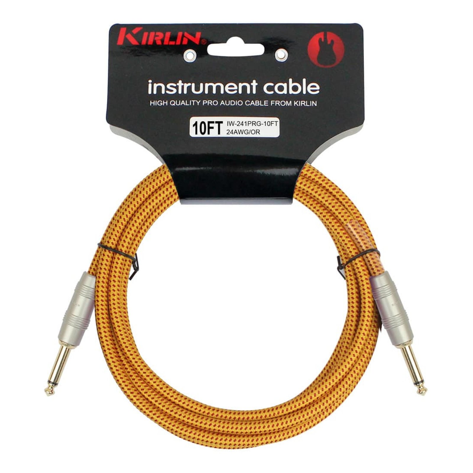 Cable Guitare Kirlin 6m Jack Orange