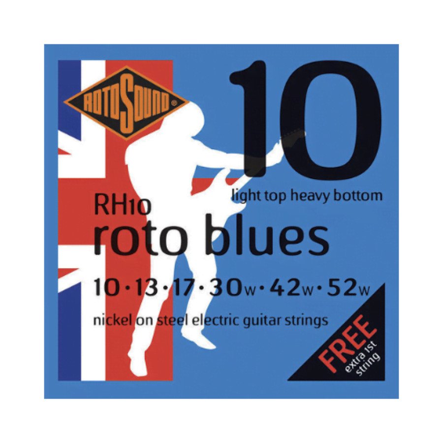ROTOSOUND RH10 10-52 CORDE GUITARE ÉLECTRIQUE BLUES