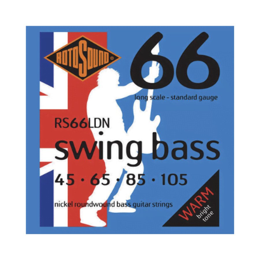 ROTOSOUND 45-105 CORDES BASSE ÉLECTRIQUE SWING BASSE 66