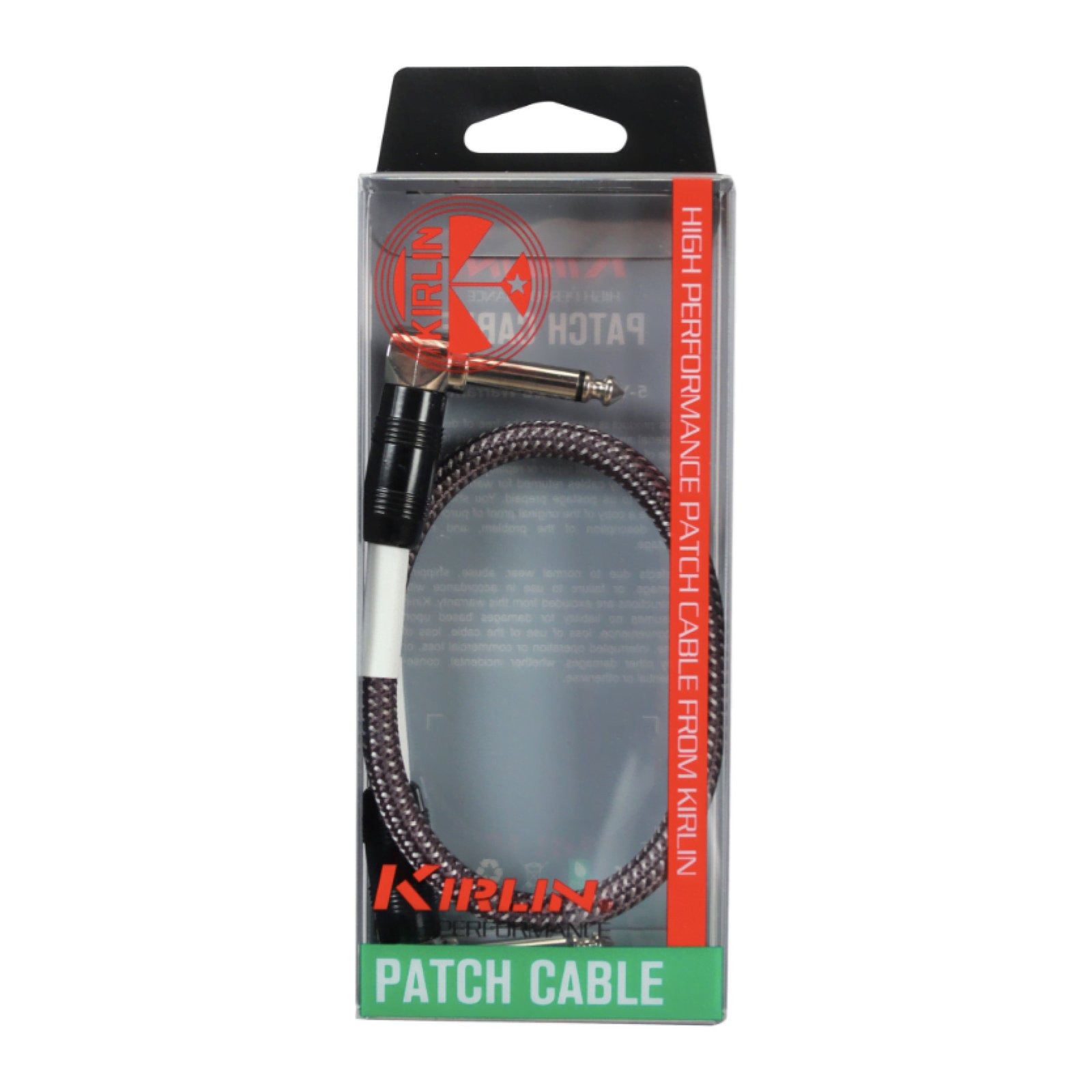 CABLE PATCH KIRLIN 0.30M JACK-JACK GRIS IWB203B-030CA