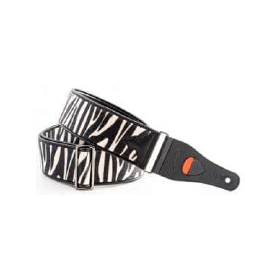 COURROIE VEGAN RIGHTON ZEBRA BLANC