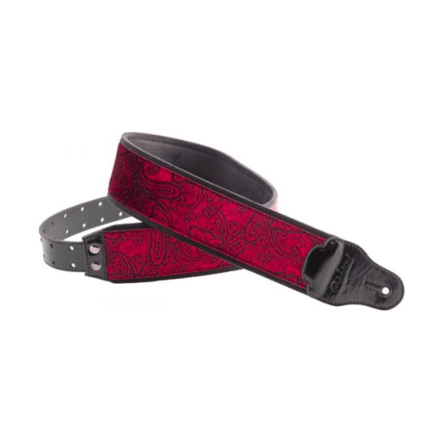 COURROIE VELOURS RIGHTON J-PAISLEY ROUGE J-PAISLEY-RD