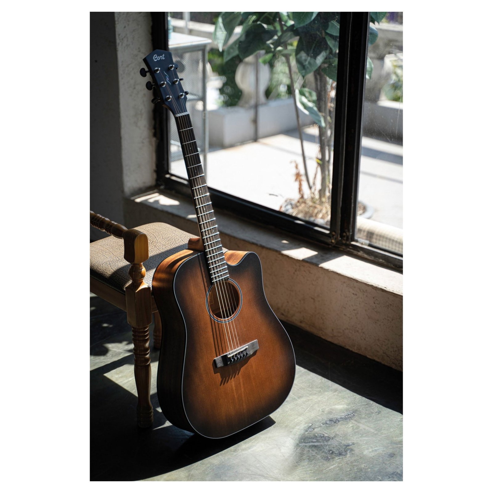 GUITARE CORT CORE-DC ACAJOU BLACK BURST