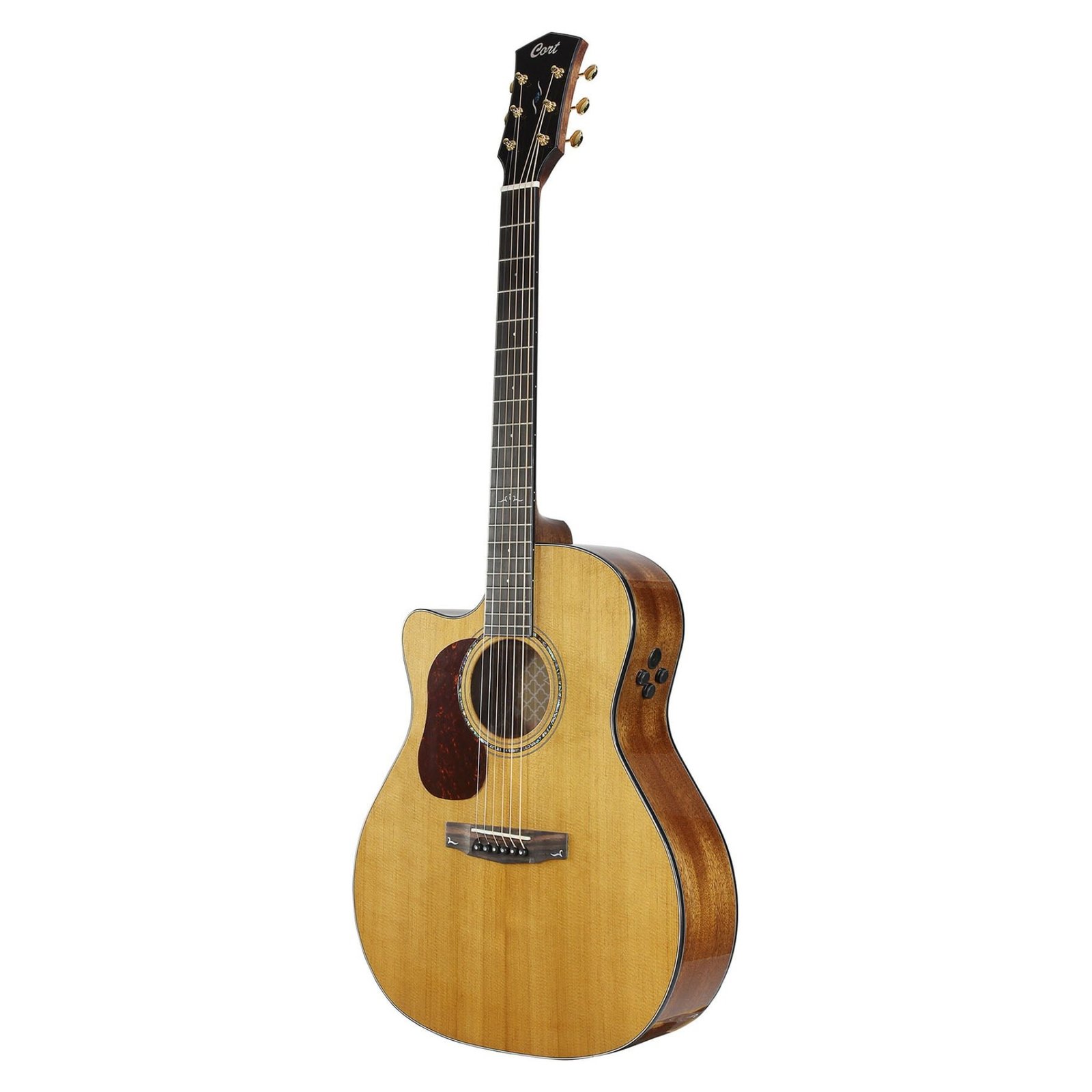 GUITARE CORT GOLD A6 GAUCHER NATUREL BR