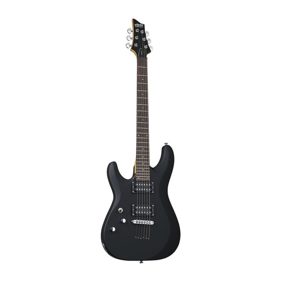 Schecter C-6 Deluxe, gaucher - Satin Black