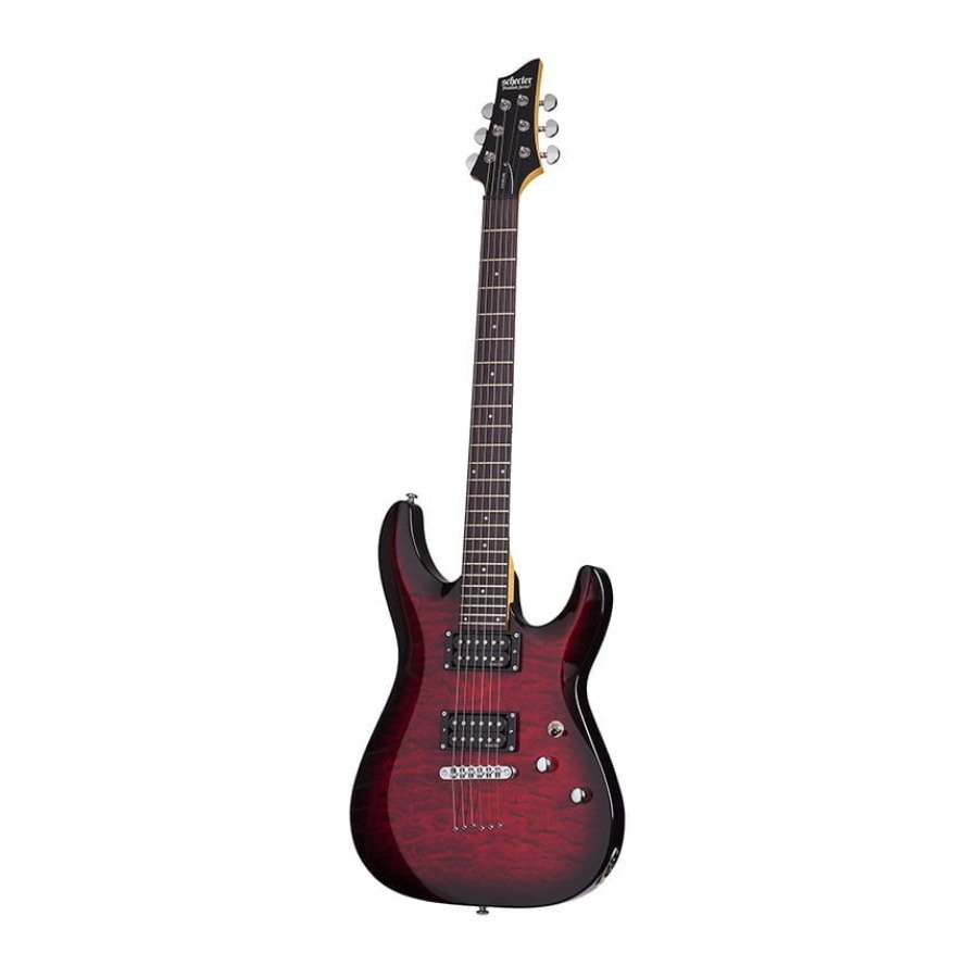 Schecter C-6 Plus - See Thru Cherry Burst