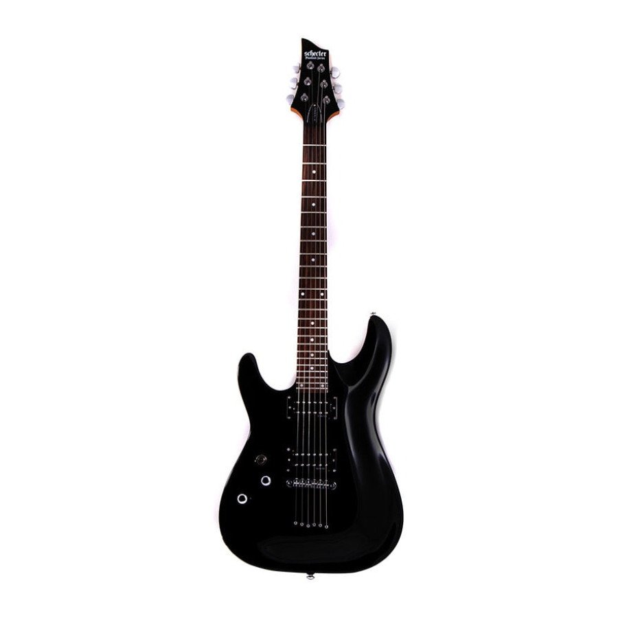 Schecter Omen 6, gaucher - Black