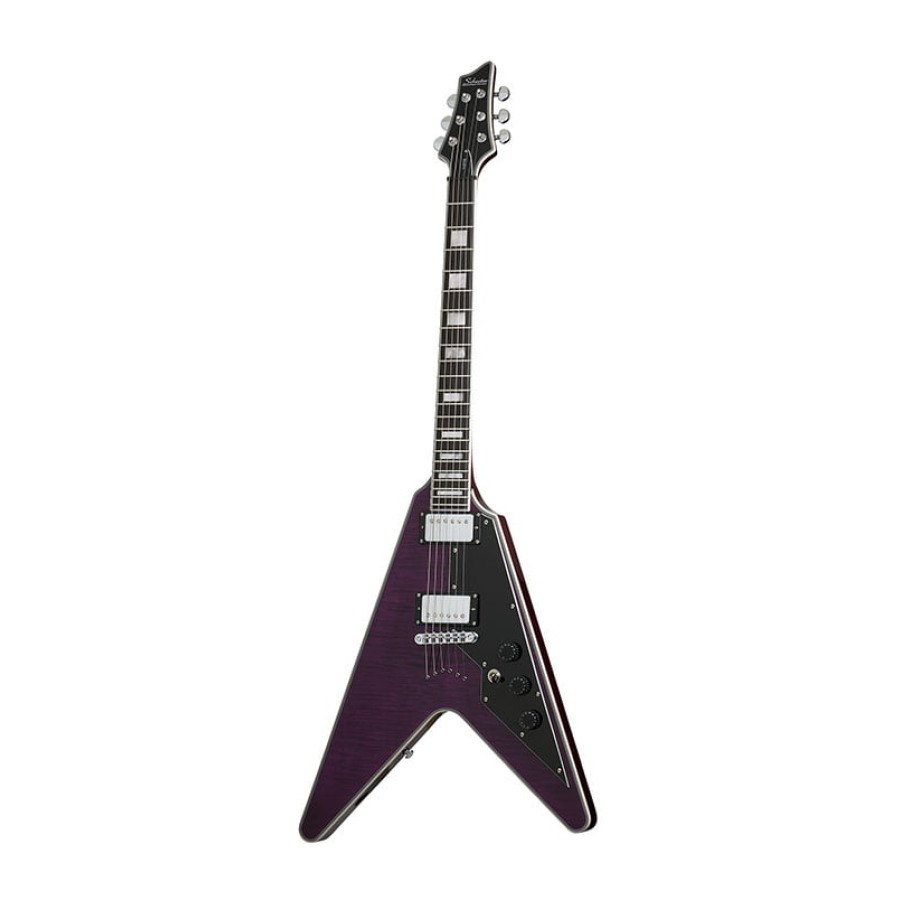 Schecter V-1 Custom - Trans Purple BurstSchecter