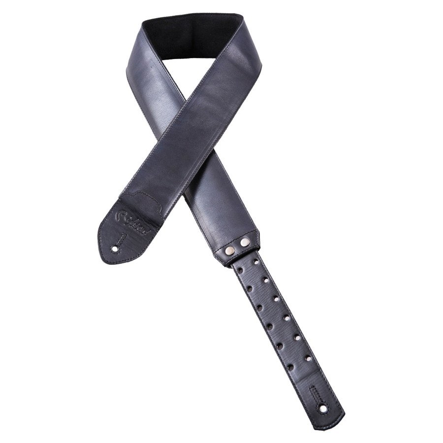 COURROIE CUIR RIGHTON VINTAGE NOIR