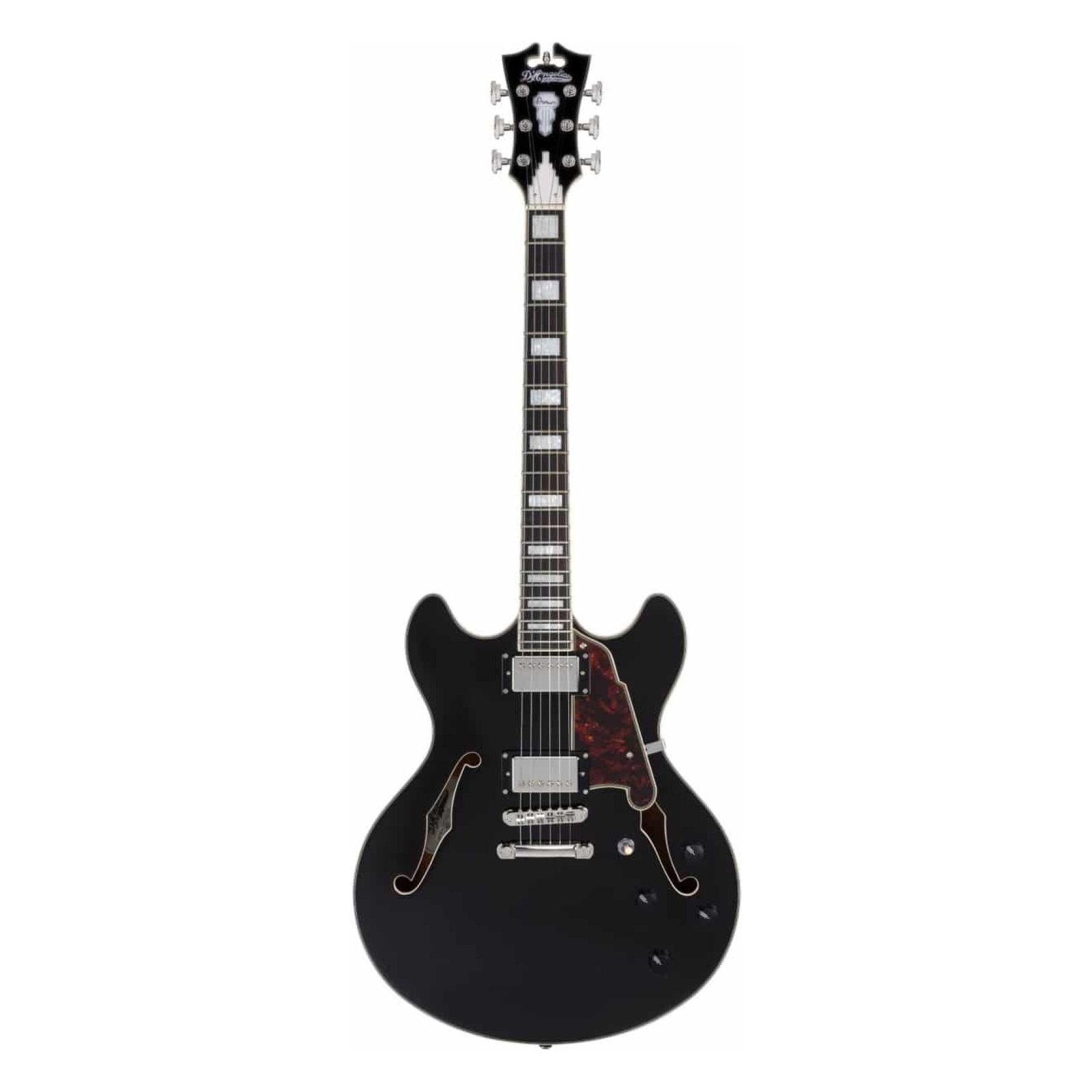 D'ANGELICO PREMIER DC BLACK FLAKE