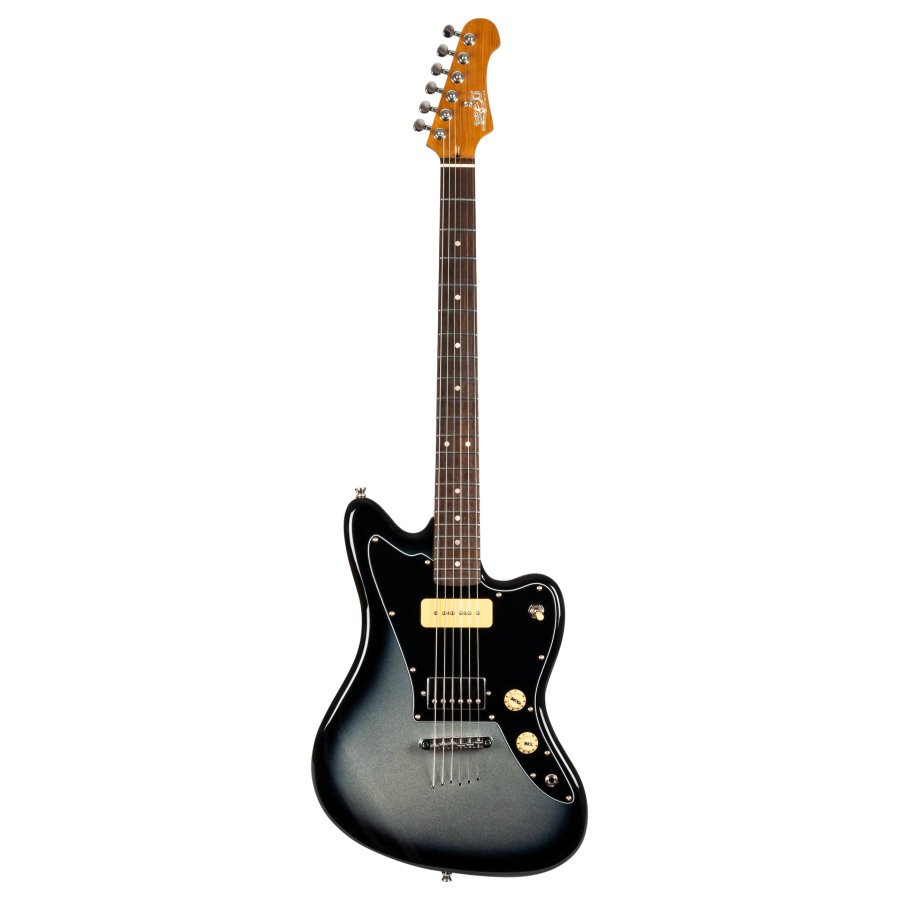 Jet Guitars JJ 350 Baritone Moonburst Silver Burst