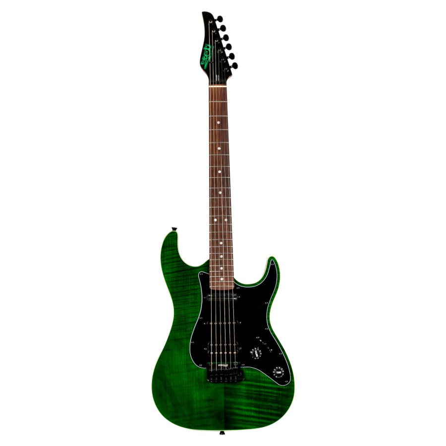 Jet Guitars JS 450 Transparent Green