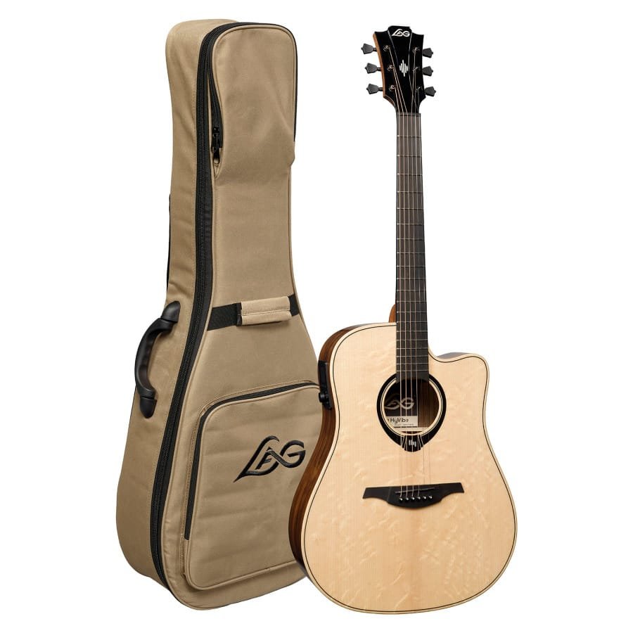 Lâg HyVibe 30 Dreadnought Cutaway Electro