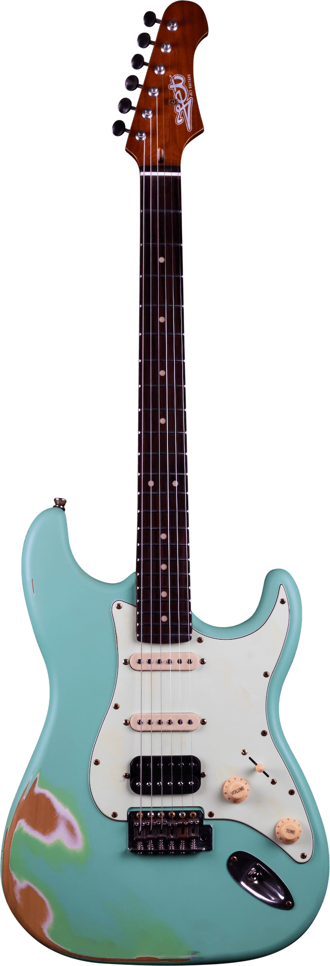Jet Guitars JS 400 Sea Foam Green Relic